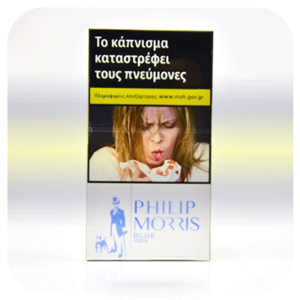 Philip morris 100 blue