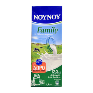 Γάλα ελαφρύ 2% Νουνού Family 1 λίτρο
