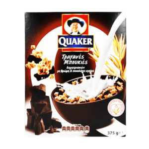 Quaker τραγανές μπουκιές με μαύρη σοκολάτα