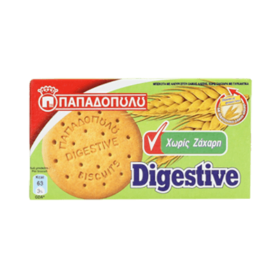 Digestive Μπισκότα χωρίς Ζάχαρη