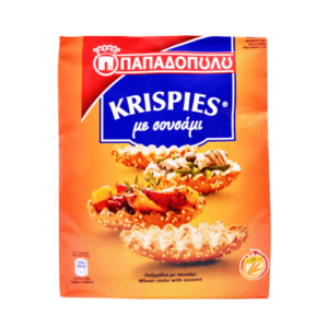 Krispies κρακεράκια με σουσάμι Παπαδοπούλου